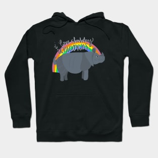 Chubby Unicorn - Rhinoceros Unicornis Hoodie